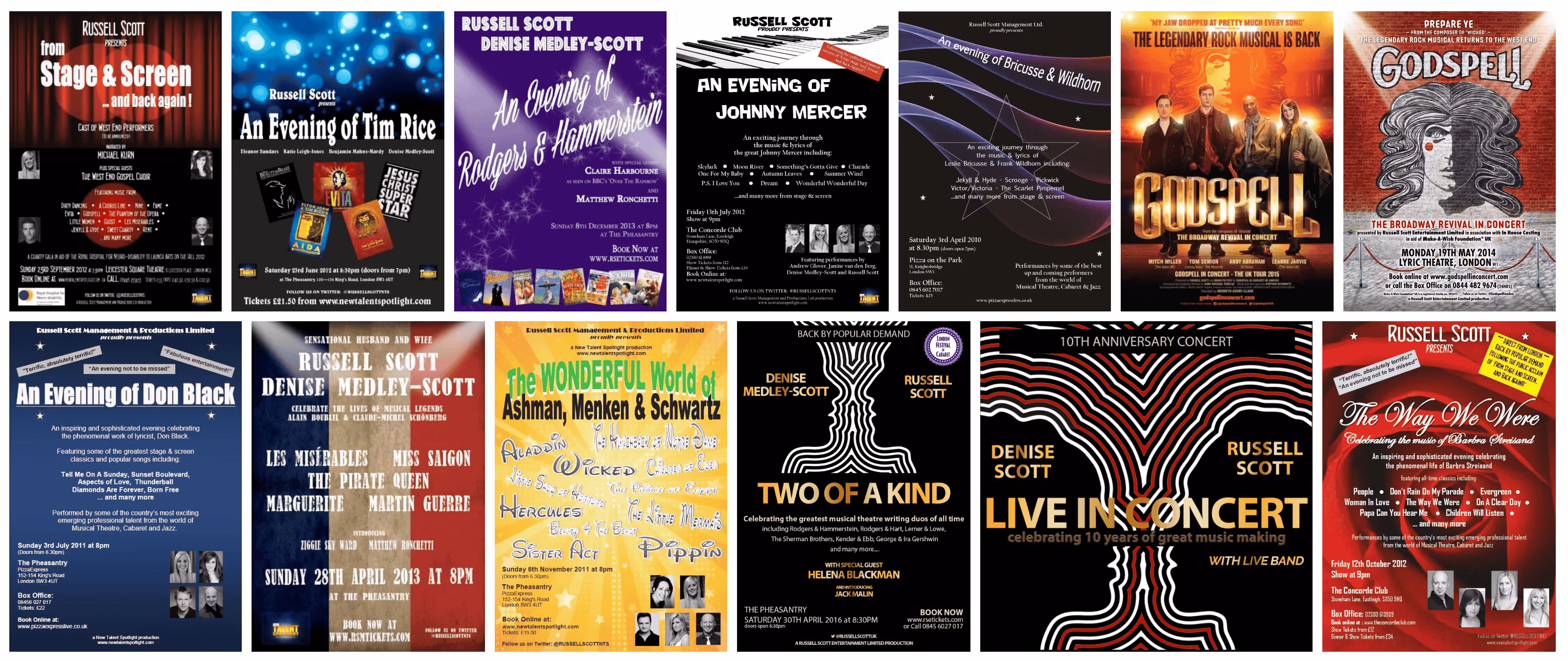 From Stage & Screen… and Back Again! — original production poster